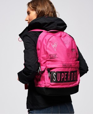 Superdry Print Edition Montana Női Hátizsák Rózsaszín | PJWVY3586